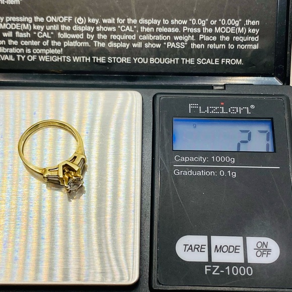 EUC Vintage 10k Yellow Gold Engagement Ring - Picture 15 of 15